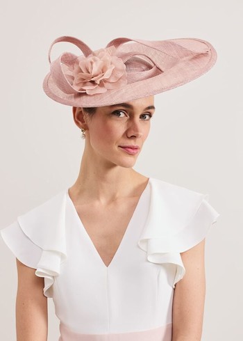 Phase Eight Flower Oval Fascinator Hats Rose Canada | PLDUTR-271